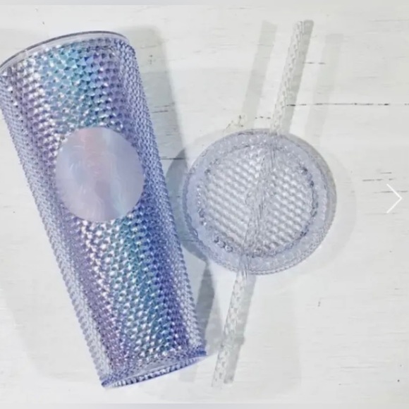 Starbucks Unicorn Studded Cup Iridescent Bling Tumbler Cold 24oz Venti New 2023 - Picture 3 of 8